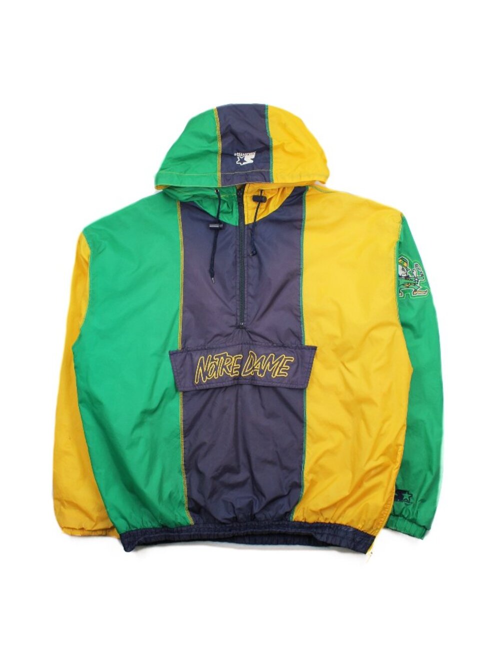 Vintage Starter Notre Dame Windbreaker Jacket XL